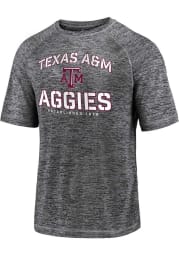 Texas A&M Aggies Grey No. 1 Striated Short Sleeve T Shirt