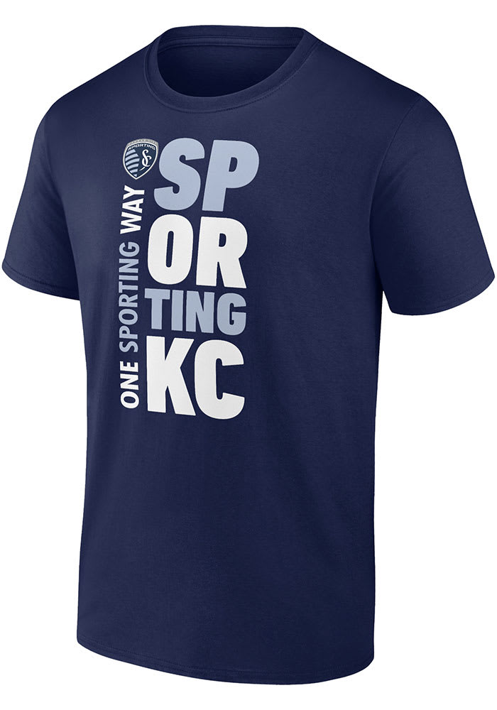 Sporting Kansas City Navy Blue Statement Short Sleeve T Shirt