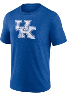 Kentucky Wildcats Blue Primary Triblend Short Sleeve Fashion T Shirt