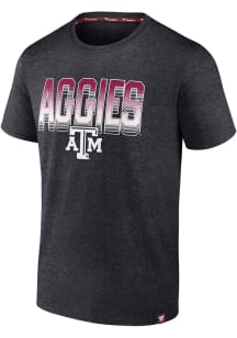 Texas A&amp;M Aggies Charcoal Iconic Biblend Short Sleeve Fashion T Shirt