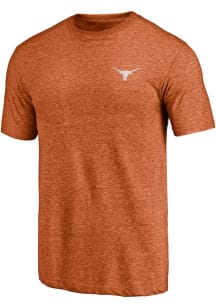 Texas Longhorns Burnt Orange Triblend Poll Position Short Sleeve Fashion T Shirt