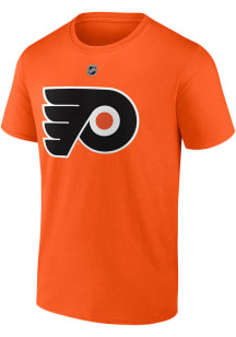 Ryan Ellis Philadelphia Flyers Orange Authentic Stack Short Sleeve Player T Shirt