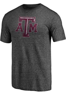 Texas A&amp;M Aggies Charcoal Primary Team Logo Short Sleeve Fashion T Shirt
