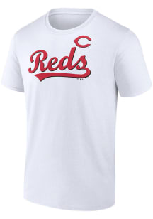 Cincinnati Reds White Hometown Hot Shot Short Sleeve T Shirt