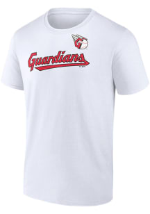 Cleveland Guardians White Hometown Hot Shot Short Sleeve T Shirt