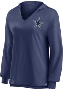 Dallas Cowboys Womens Navy Blue The Goods Hooded Sweatshirt