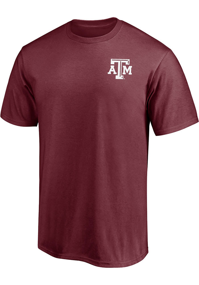 Texas A&M Aggies Maroon Student Section 12th Man Short Sleeve T Shirt