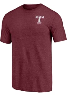 Texas A&amp;M Aggies Maroon Vault Left Chest Distressed Short Sleeve Fashion T Shirt
