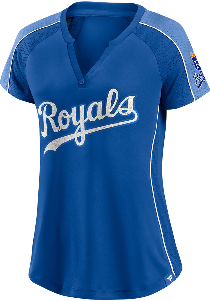 Kansas City Royals Womens Classic Fashion Baseball Jersey - Light Blue