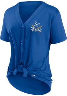 Kansas City Royals Womens Blue Iconic Short Sleeve T-Shirt