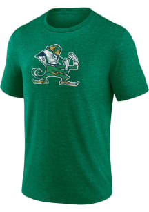 Notre Dame Fighting Irish Green Primary Team Logo Short Sleeve Fashion T Shirt