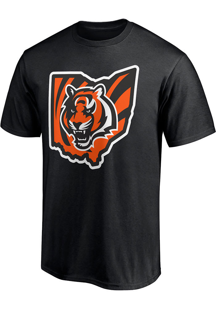 Cincinnati Bengals Black 1ST DOWN Short Sleeve T Shirt