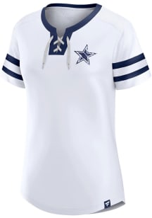 Dallas Cowboys Womens Sunday Best Fashion Football Jersey - White
