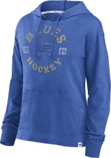St Louis Blues Womens Blue Full Steam Hooded Sweatshirt