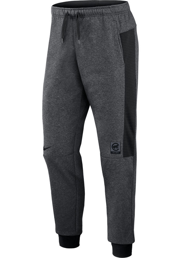 Nike Chicago Cubs Mens Charcoal DRY FLUX JOGGER Pants