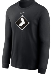 Nike Chicago White Sox Black CORE LS T-SHIRT Long Sleeve T Shirt
