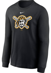 Nike Pittsburgh Pirates Black CORE LS T-SHIRT Long Sleeve T Shirt