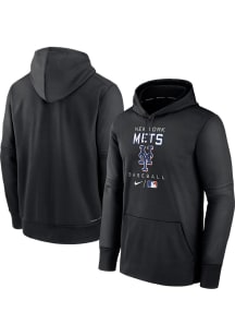 Nike New York Mets Mens Black THERMA HOODIE Hood