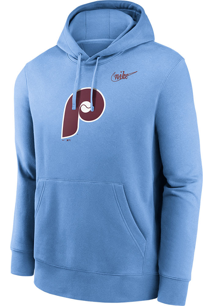 Youth Nike Powder Blue Los Angeles Chargers 2023 Sideline Club Fleece Pullover Hoodie Size: Large