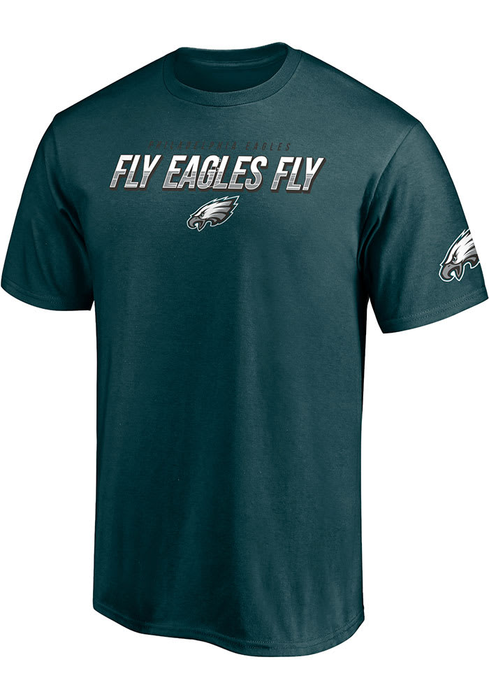 New Era Philadelphia Eagles Black Its A Philly Thing Short Sleeve T Shirt, Black, 100% Cotton, Size S, Rally House