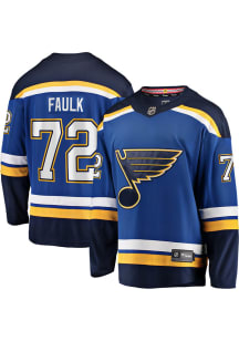 Justin Faulk St Louis Blues Mens Blue Home Breakaway Hockey Jersey