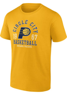 Indiana Pacers Gold The Extras Short Sleeve T Shirt