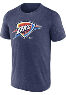 Oklahoma City Thunder Navy Blue Overtime Short Sleeve T Shirt