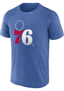 Philadelphia 76ers Blue Overtime Short Sleeve T Shirt