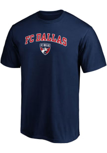 FC Dallas Navy Blue ARCH MASCOT Short Sleeve T Shirt