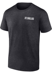 FC Dallas Charcoal BLOCKED OUT Short Sleeve T Shirt