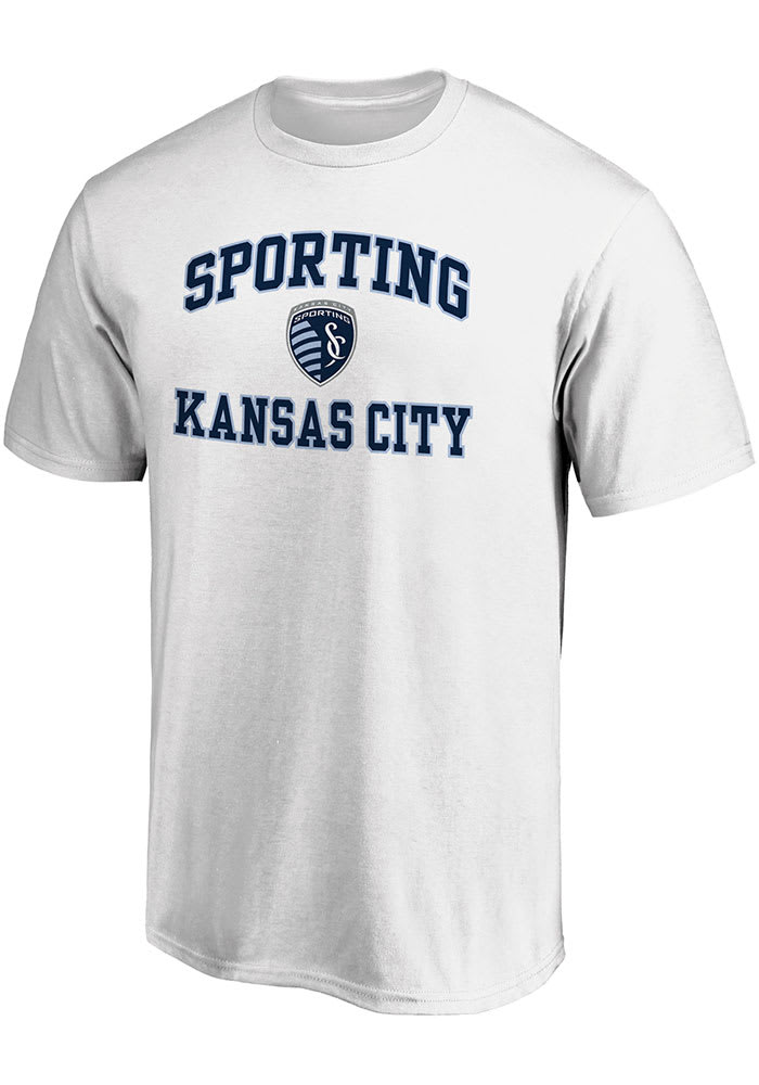 Sporting Kansas City White HEART AND SOUL Short Sleeve T Shirt