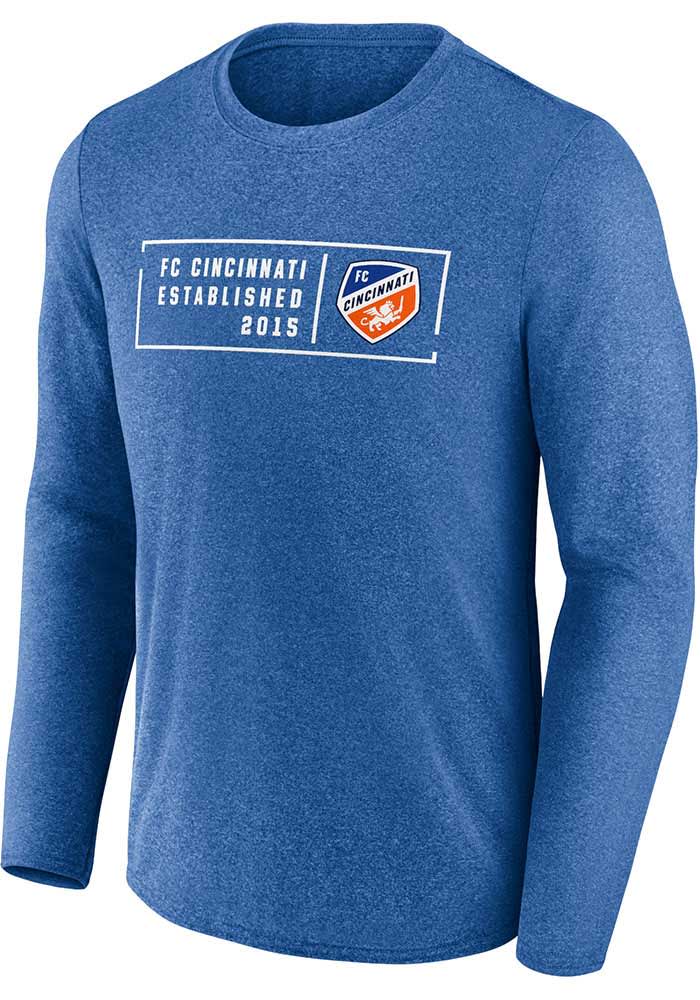 FC Cincinnati Blue POLY SPOTLIGHT Long Sleeve T-Shirt