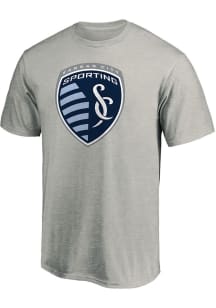 Sporting Kansas City Grey TEAM LOGO Short Sleeve T Shirt