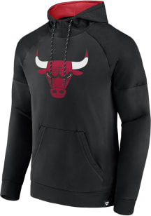 Chicago Bulls Mens Black Defender Woven Overlay Hood