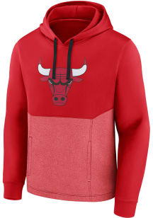 Chicago Bulls Mens Red Promo Poly/Chiller Hood