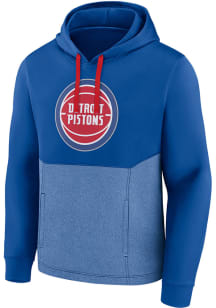 Detroit Pistons Mens Blue Promo Poly/Chiller Hood