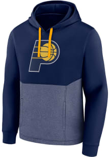 Indiana Pacers Mens Navy Blue Promo Poly/Chiller Hood