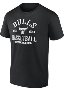 Chicago Bulls Black Calling Plays Short Sleeve T Shirt