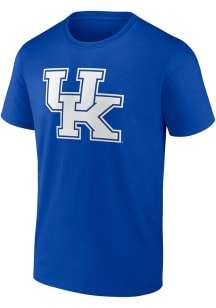 Kentucky Wildcats Blue Primary Logo Short Sleeve T Shirt