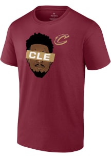 Donovan Mitchell Cleveland Cavaliers Red KNOW THE GAME Short Sleeve Player T Shirt