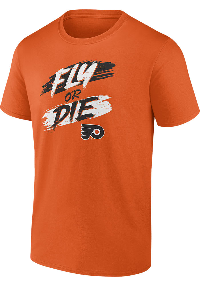 Philadelphia Flyers Orange Iconic Crew Short Sleeve T Shirt