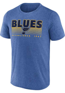 St Louis Blues Blue Iconic Synthetic Short Sleeve T Shirt