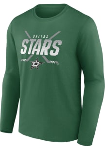 Dallas Stars Kelly Green Iconic Cotton Long Sleeve T Shirt