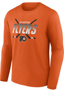 Philadelphia Flyers Orange Iconic Cotton Long Sleeve T Shirt