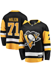 Evgeni Malkin Pittsburgh Penguins Mens Black Authentic Hockey Jersey