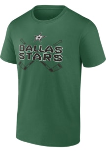 Dallas Stars Kelly Green Cotton Short Sleeve T Shirt