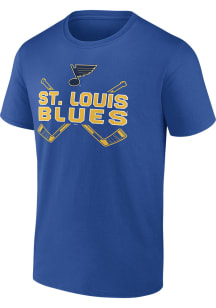 St Louis Blues Blue Cotton Short Sleeve T Shirt