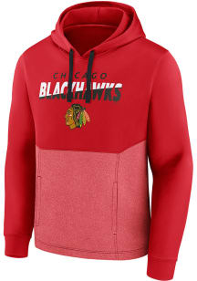 Chicago Blackhawks Mens Red Poly/Chiller Hood