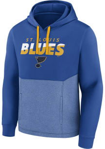 St Louis Blues Mens Blue Poly/Chiller Hood