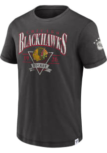 Chicago Blackhawks Black True Classics Short Sleeve T Shirt